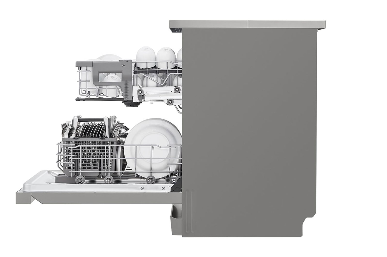 LG DF242FP Vue de côté