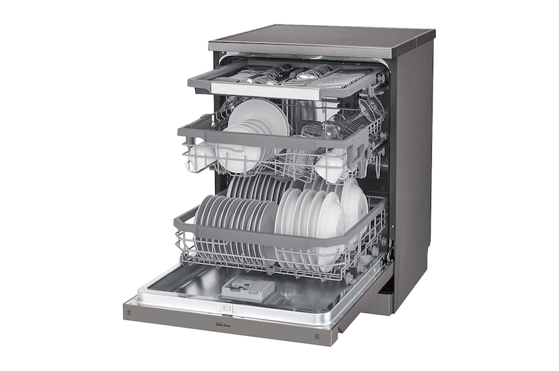 LG Lave-vaisselle | QuadWash™ | E | Inverter Direct Drive | Connecté WIFI, LG DF325FP