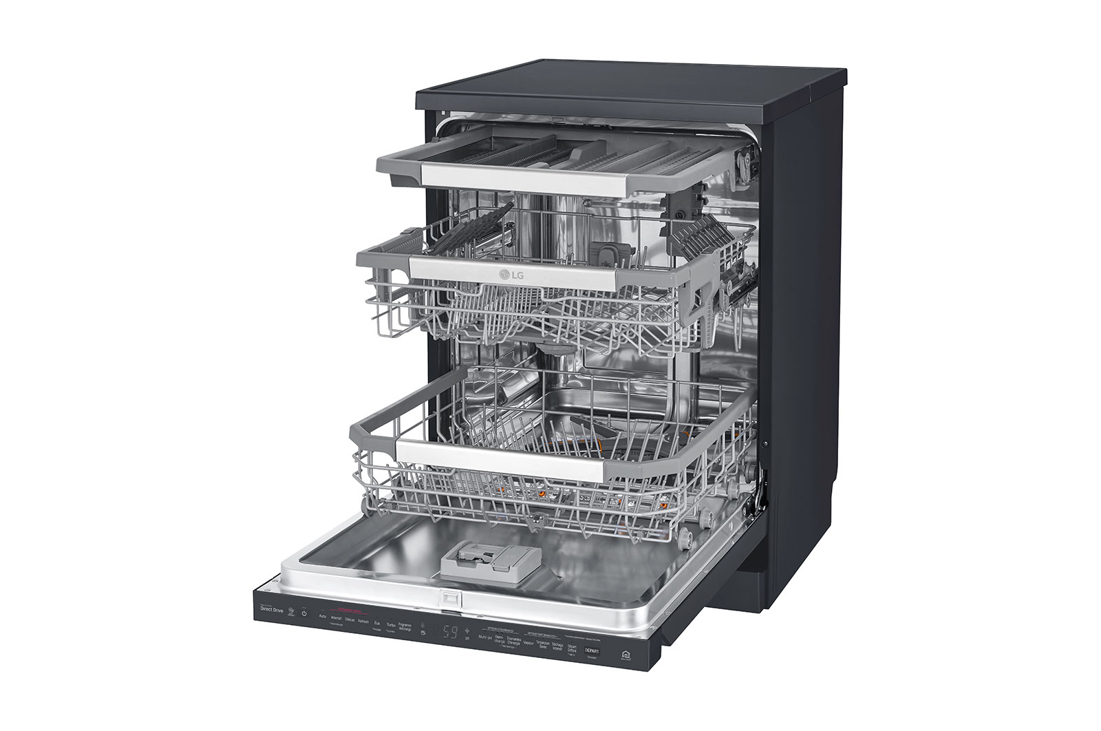 LG Lave-vaisselle | TrueSteam™ | QuadWash™ | A+++ | Inverter Direct Drive | Connecté WIFI, LG DF415HMS