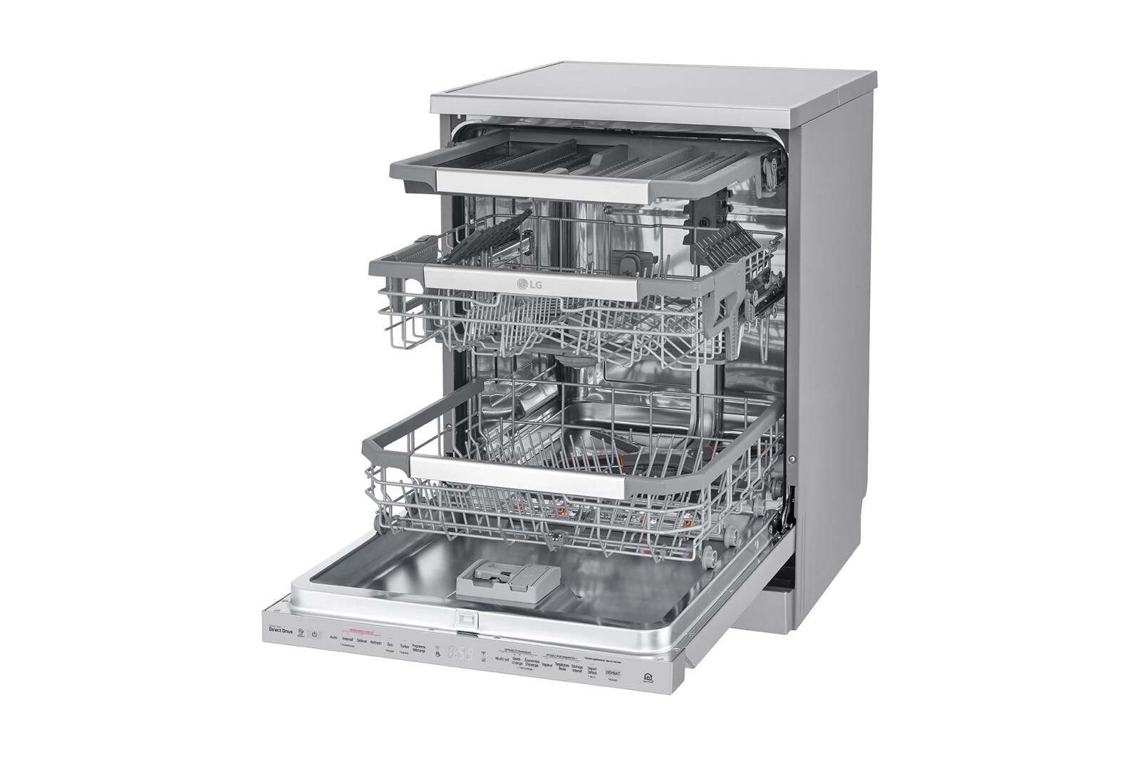 LG Lave-vaisselle | TrueSteam™ | QuadWash™ | A+++ | Inverter Direct Drive | Connecté WIFI, LG DF415HSS