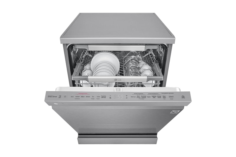 LG Lave-vaisselle | TrueSteam™ | QuadWash™ | A+++ | Inverter Direct Drive | Connecté WIFI, LG DF415HSS