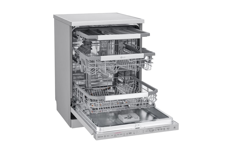 LG Lave-vaisselle | TrueSteam™ | QuadWash™ | A+++ | Inverter Direct Drive | Connecté WIFI, LG DF415HSS