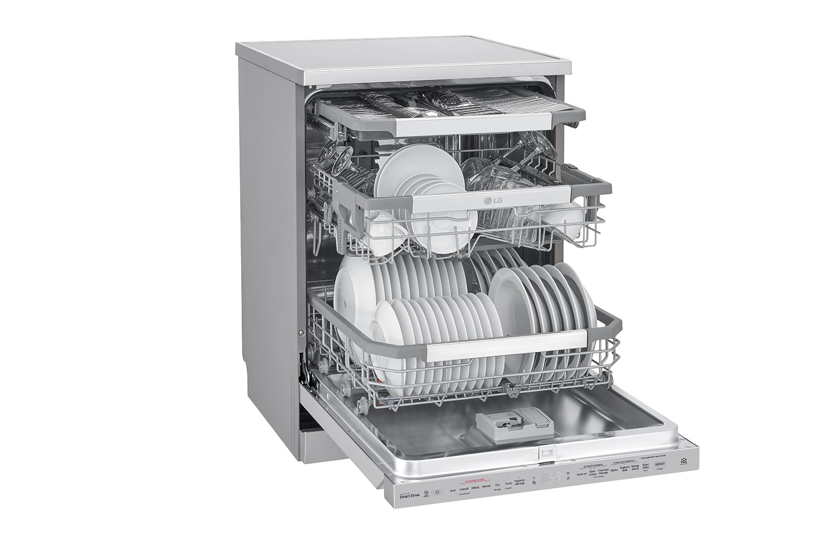 LG Lave-vaisselle | TrueSteam™ | QuadWash™ | D | Inverter Direct Drive | Connecté WIFI, LG DF425HSS