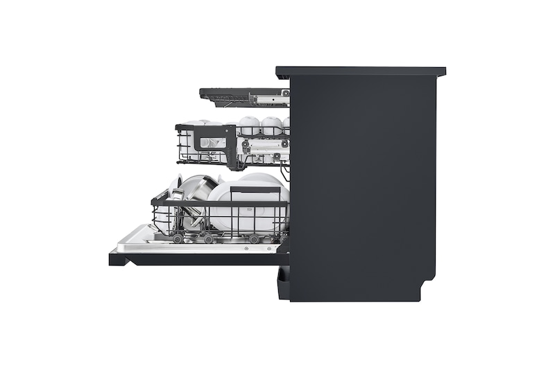 LG DF587HMS Vue de côté