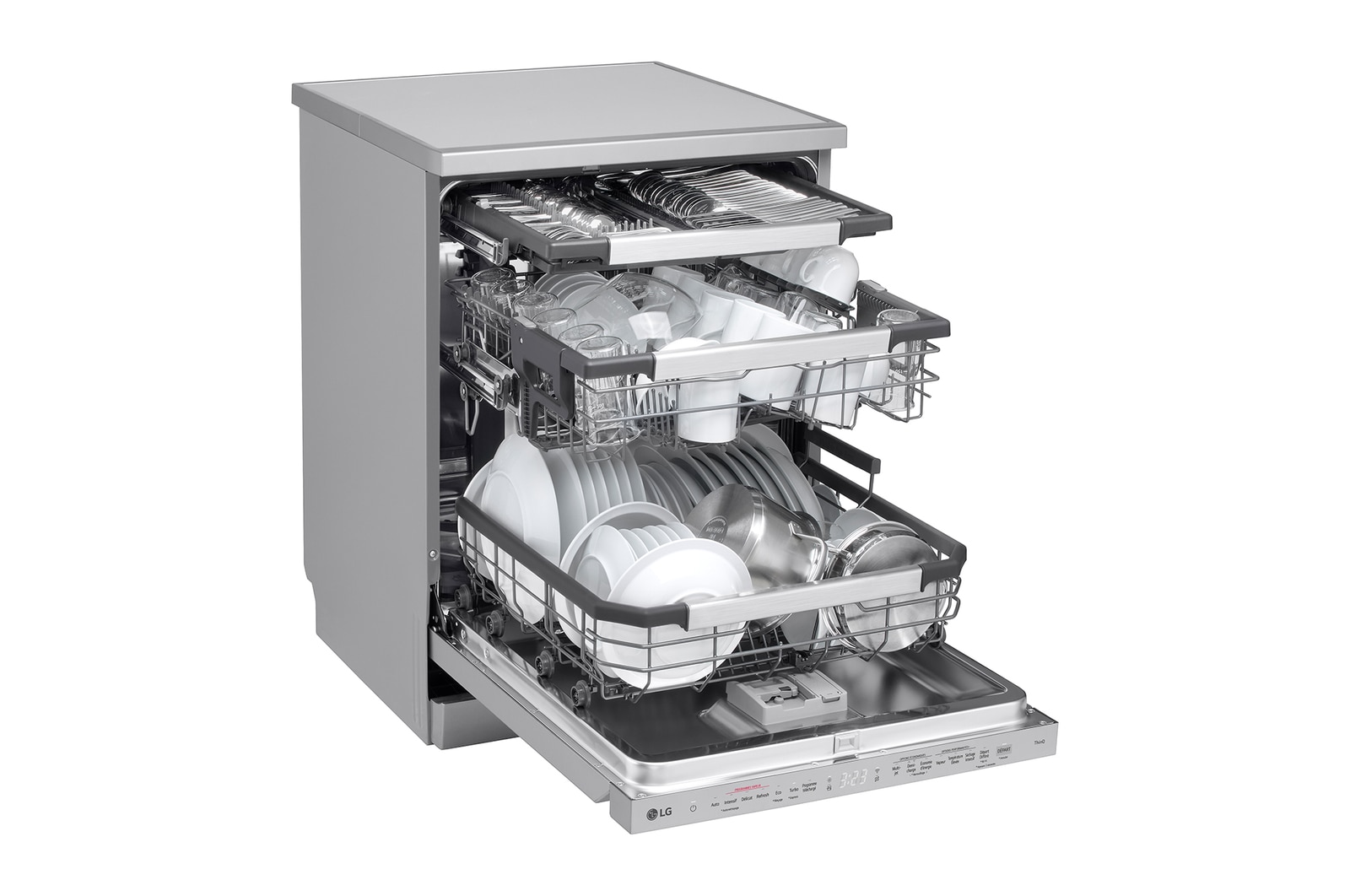 LG DF587HVS Vue de côté