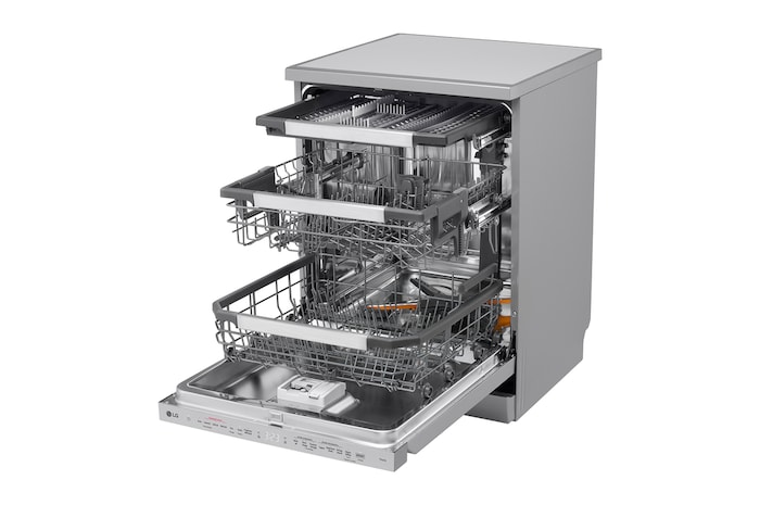 LG DF587HVS Vue de côté 