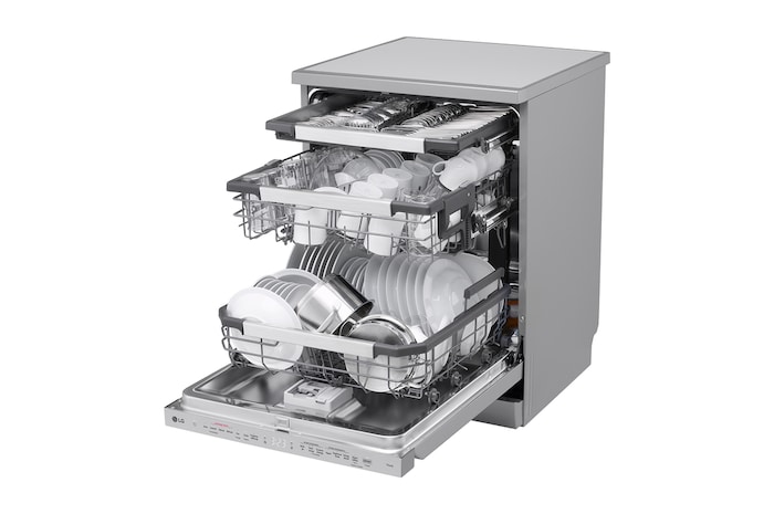 LG DF587HVS Vue de côté 