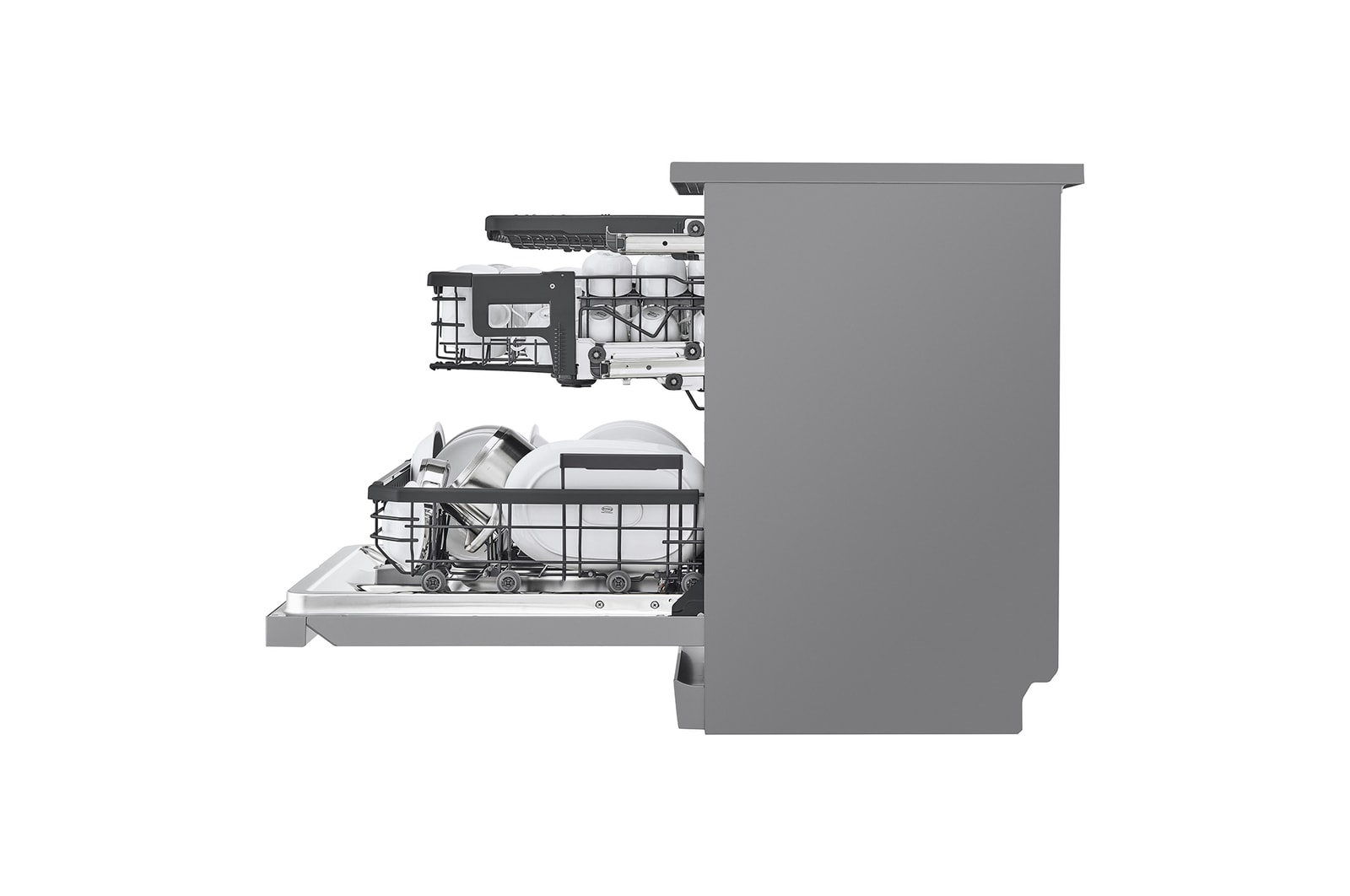 LG DF587HVS Vue de côté