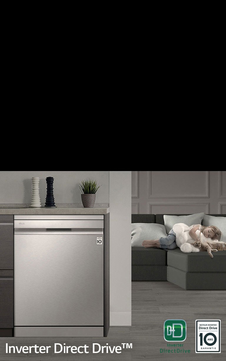 Intégration du lave-vaisselle au plan de travail