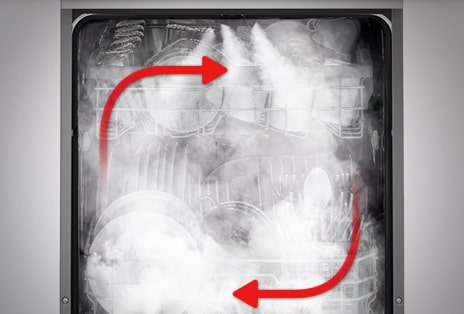 La technologie TrueSteam™ diffuse de la vapeur à l'intérieur de la cuve