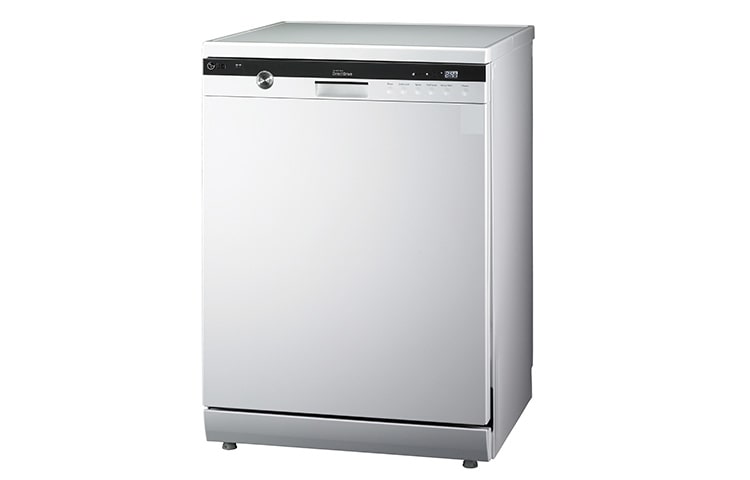 LG Lave vaisselle 9L | 38 dB(A) | Direct Drive | TrueStream | Tirroir à couvert | Smart Diagnosis | Départ différé | Sèchage actif | Blanc, LG D14563WHS