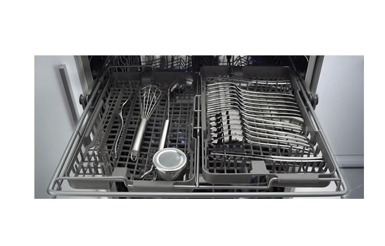 LG Lave vaisselle 9L | 38 dB(A) | Direct Drive | TrueStream | Tirroir à couvert | Smart Diagnosis | Départ différé | Sèchage actif | Blanc, LG D14563WHS
