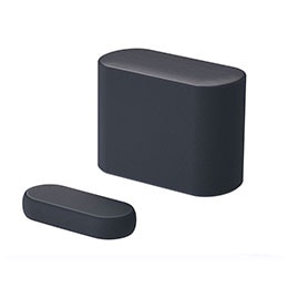 Éclair QP5 | Barre de son compacte | système 3.1.2 | 320W | Hi-Res Audio | Dolby Atmos | DTS:X | Meridian | Noir