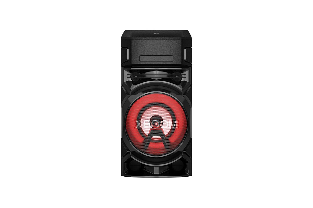 LG XBOOM|Système High Power|Bluetooth|Lecteur CD|Boomer 8’’ | Lumières multicolores |Fonctions DJ & Karaoké, ON5