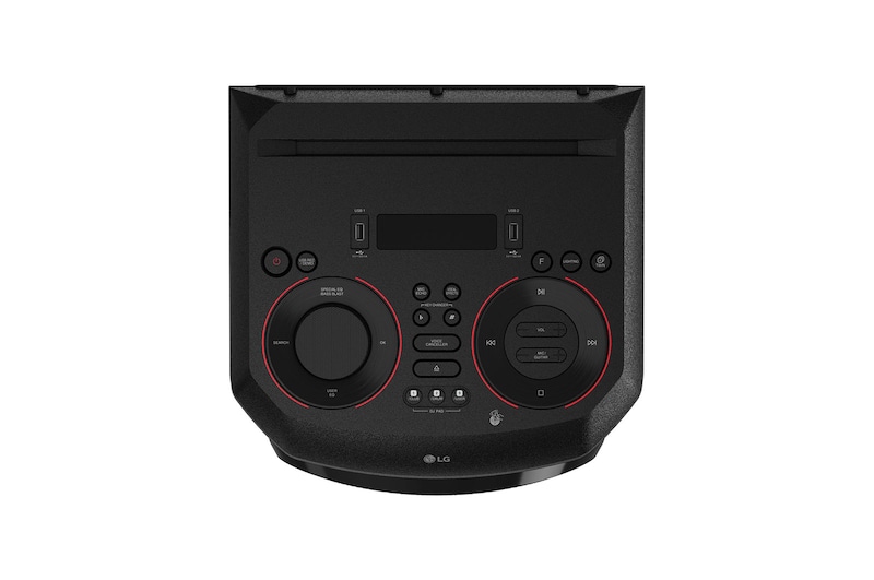 LG XBOOM|Système High Power|Bluetooth|Lecteur CD|Boomer 8’’ | Lumières multicolores |Fonctions DJ & Karaoké, ON5