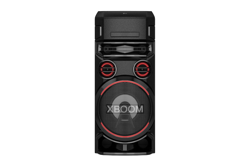 LG XBOOM | Système High Power | Bluetooth | Lecteur CD | Boomer 8’’ | Lumières multicolores | Fonctions DJ & Karaoké, LG ON7