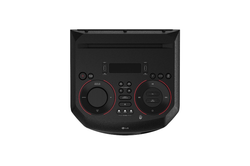 LG XBOOM | Système High Power | Bluetooth | Lecteur CD | Boomer 8’’ | Lumières multicolores | Fonctions DJ & Karaoké, LG ON7