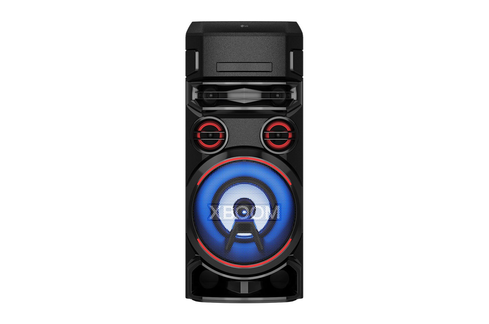 LG XBOOM | Système High Power | Bluetooth | Lecteur CD | Boomer 8’’ | Lumières multicolores | Fonctions DJ & Karaoké, LG ON7