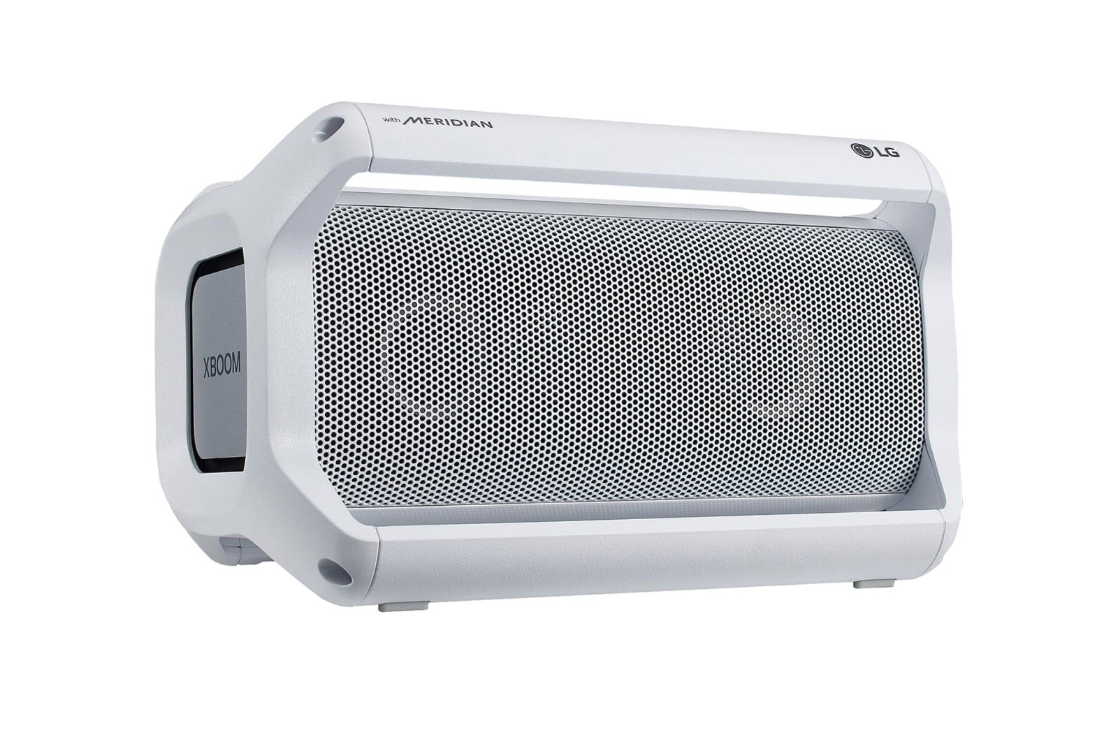 Vue avant de LG XBOOM Go | Enceinte Bluetooth | 20W | Technologie Meridian | IPX5 LG PK5W