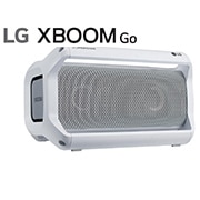 Vue avant de LG XBOOM Go | Enceinte Bluetooth | 20W | Technologie Meridian | IPX5 LG PK5W