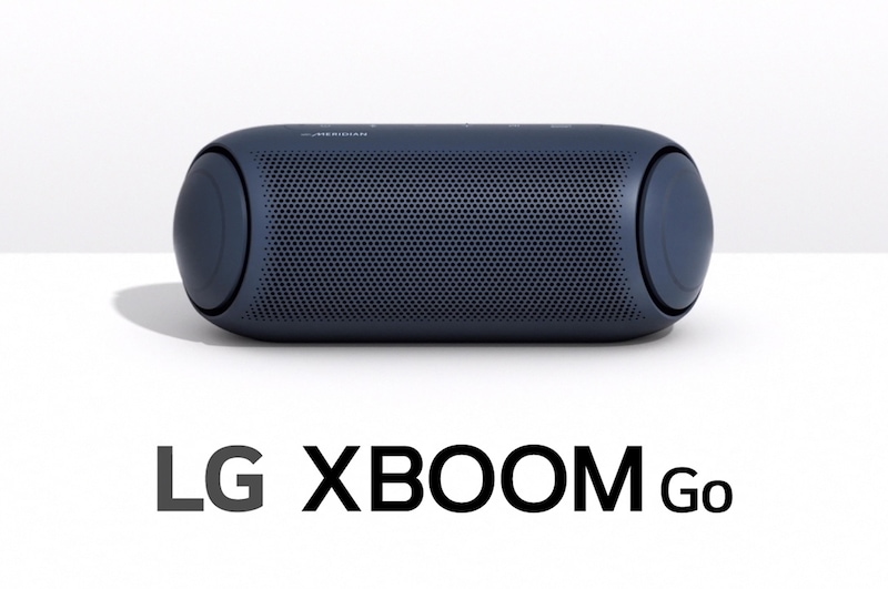LG XBOOM Go PL7 | Enceinte Bluetooth | Technologie Meridian | Double action des basses | Sound Boost | IPX5, PL7