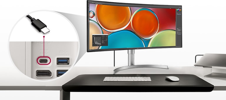 L'USB Type-C™ est compatible avec les appareils Mac et la connexion via un seul câble