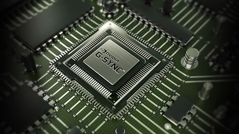 Image d'un processeur NVIDIA G-SYNC.