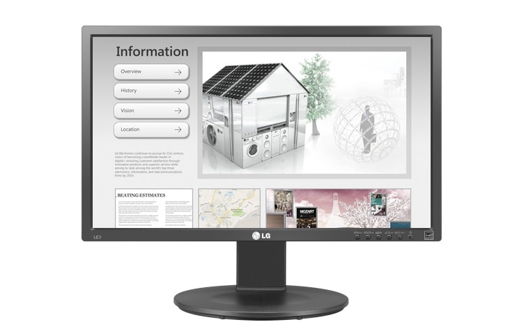 Vue avant de Moniteur 24 pouces 16/9 LED IPS LG 24MB35D