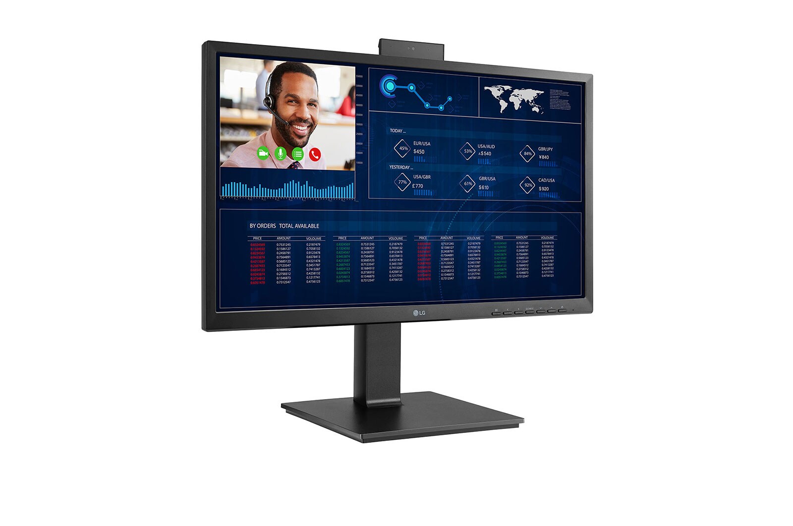 LG Client léger tout-en-un | IPS 23.8" Full HD | Intel® Celeron Quad Core, LG 24CN650N-6N