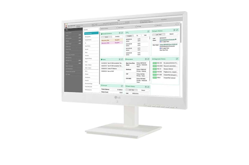 LG Moniteur médical Client léger tout-en-un | IPS 23.8" Full HD | Intel® Celeron Quad Core, LG 24CN670W-AP