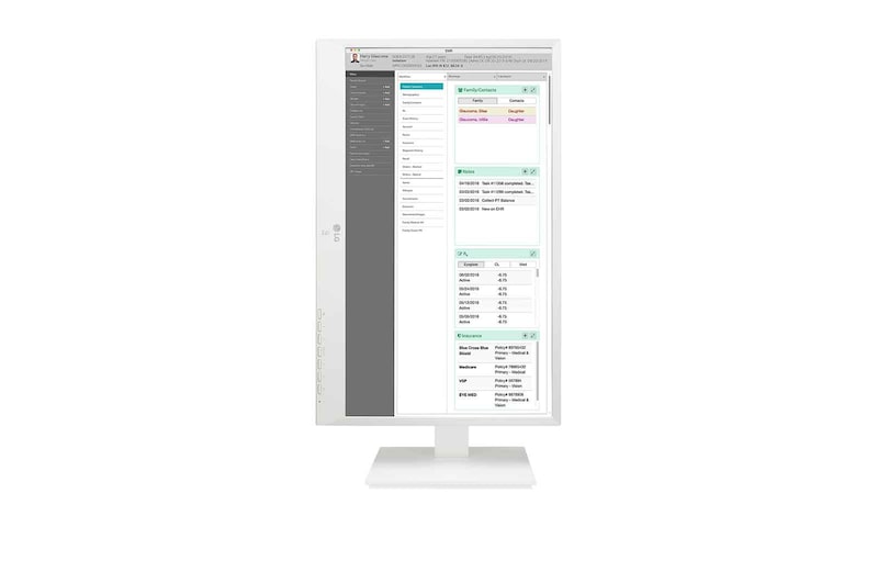 LG Moniteur médical Client léger tout-en-un | IPS 23.8" Full HD | Intel® Celeron Quad Core, LG 24CN670W-AP