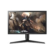 Vue avant de 24&#34; (60 cm) | Résolution 1920 × 1080 | Tps réponse 1ms |HDMI, Display Port LG 24GL650-B