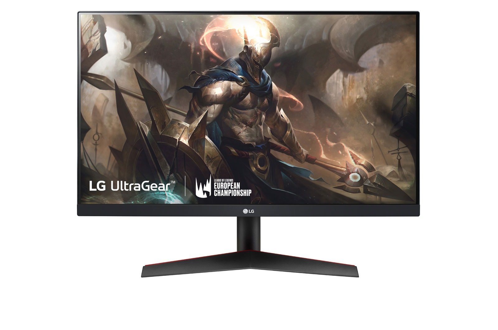 Vue avant de 24&#39;&#39; (60 cm) | Moniteur gaming LED  IPS 16/9ème | Résolution FHD 1920 x 1080 LG 24GN600-B