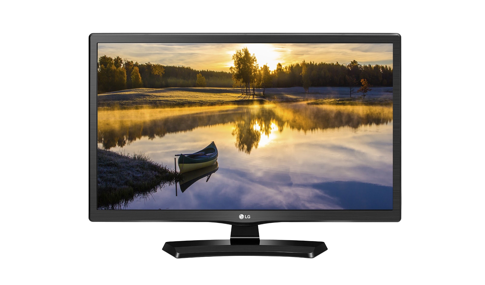 LG 24" (60 cm) | Moniteur LED | Résolution HDTV 1366x768 | HDMI, USB 2.0 | Haut-parleurs intégrés, LG 24MT48DG