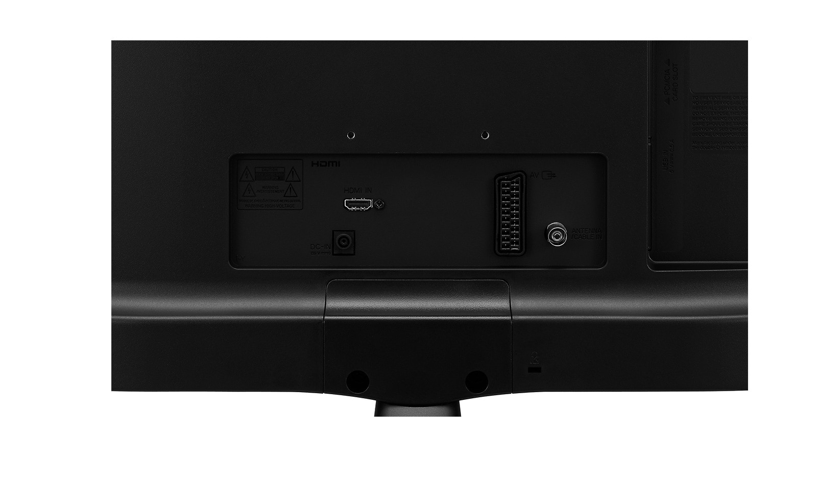 LG 24" (60 cm) | Moniteur LED | Résolution HDTV 1366x768 | HDMI, USB 2.0 | Haut-parleurs intégrés, LG 24MT48DG