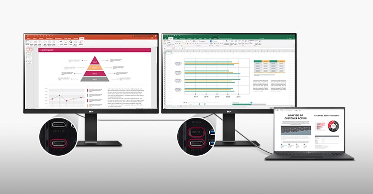 poste de travail fonctionnel avec l'USB Type-C™