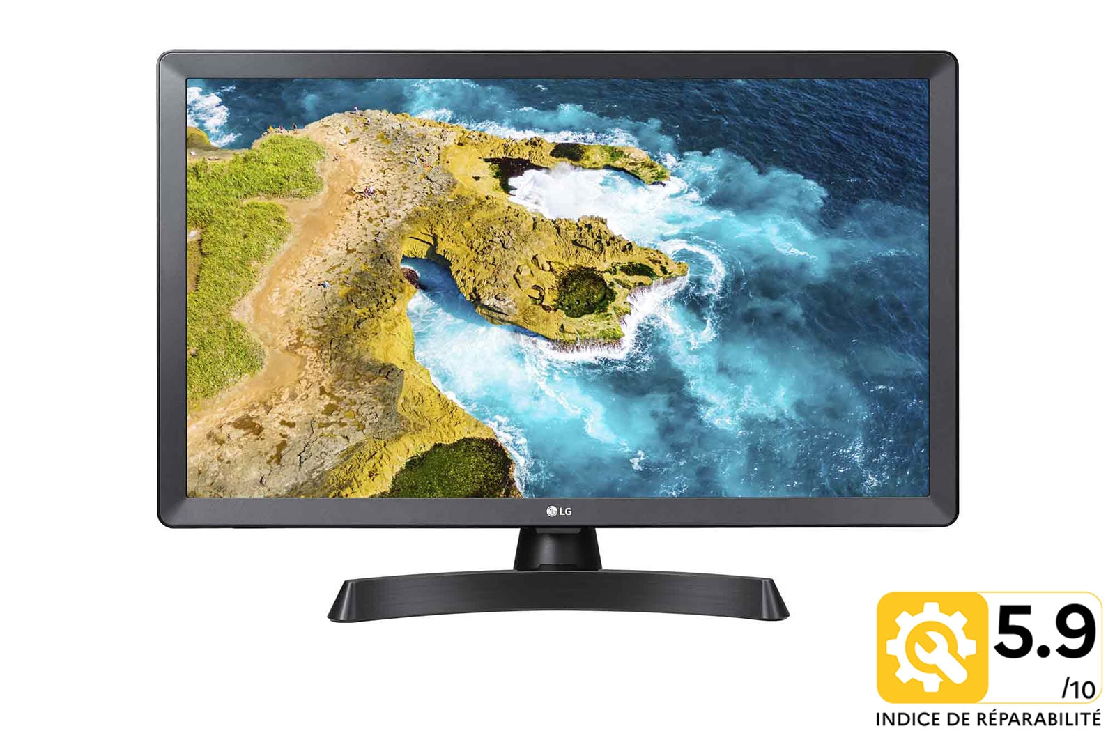 LG 23.6'' (60 cm) | Moniteur TV LED 16/9ème | Résolution HD 1366x768, LG 24TQ510S-PZ