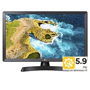 LG 23.6'' (60 cm) | Moniteur TV LED 16/9ème | Résolution HD 1366x768, LG 24TQ510S-PZ