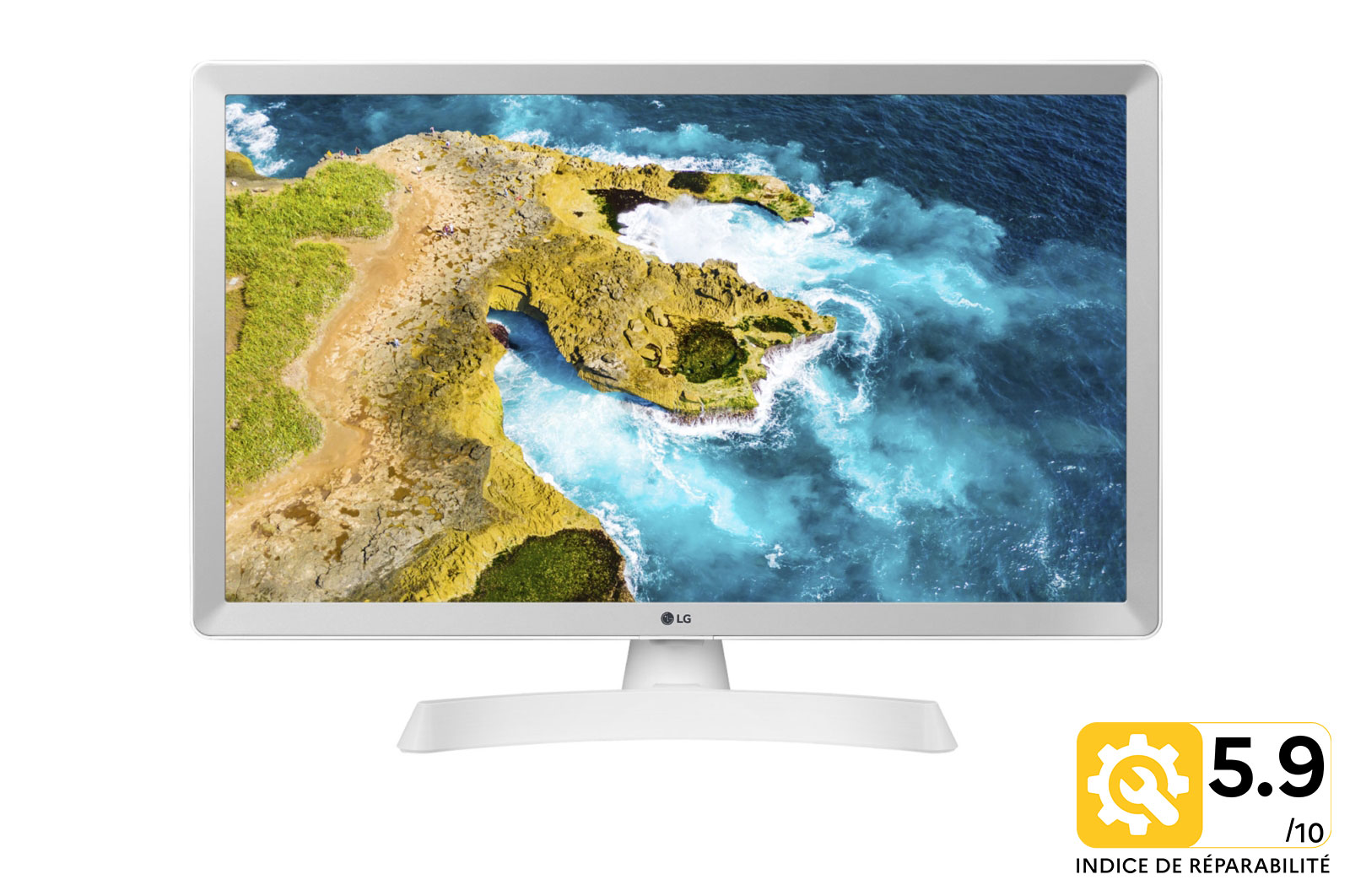 LG 23.6'' (60 cm) | Moniteur TV LED 16/9ème | Résolution HD 1366x768, LG 24TQ510S-WZ