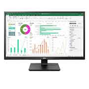 LG 27" (68 cm) | Moniteur LED IPS 16/9 | Résolution FHD : 1920x1080 | VGA, DVI, USB, DisplayPort, HDMI | Haut-parleurs intégrés (2x5W), LG 27BK55YP-B