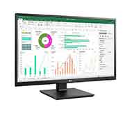 LG 27" (68 cm) | Moniteur LED IPS 16/9 | Résolution FHD : 1920x1080 | VGA, DVI, USB, DisplayPort, HDMI | Haut-parleurs intégrés (2x5W), LG 27BK55YP-B