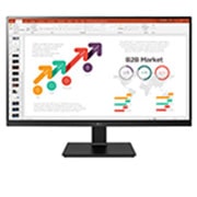 LG 27" (68.6 cm) | Écran IPS format 16:9e | Résolution FHD 1920 x 1080 | HDMI, DisplayPort, USB-C (45W) | Haut-parleurs intégrés (2x1.2W), LG 27BL650C-B