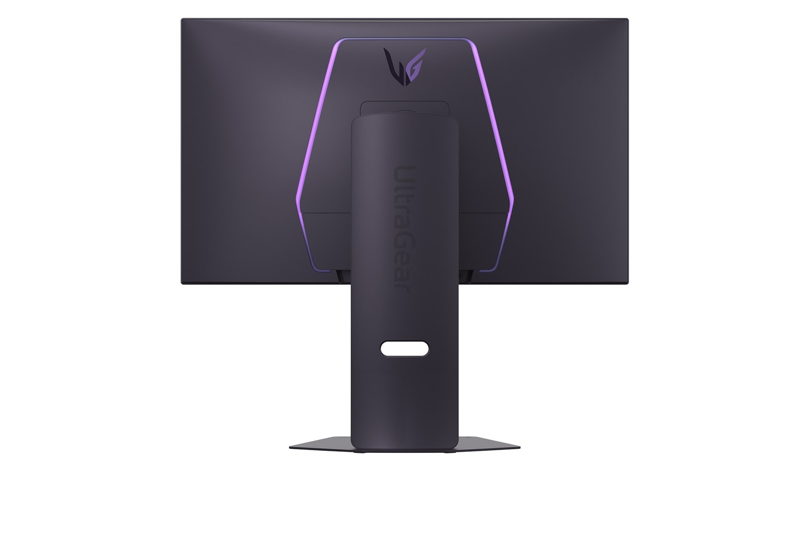 vue arrière du moniteur