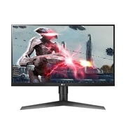 Vue avant de 27&#34; (68 cm) | Résolution 1920 × 1080 | Tps réponse 1ms |HDMI, Display Port LG 27GL650F-B
