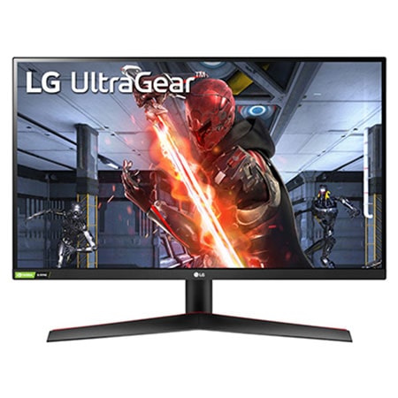 Moniteur LG 27GN600-B de face écran allumé