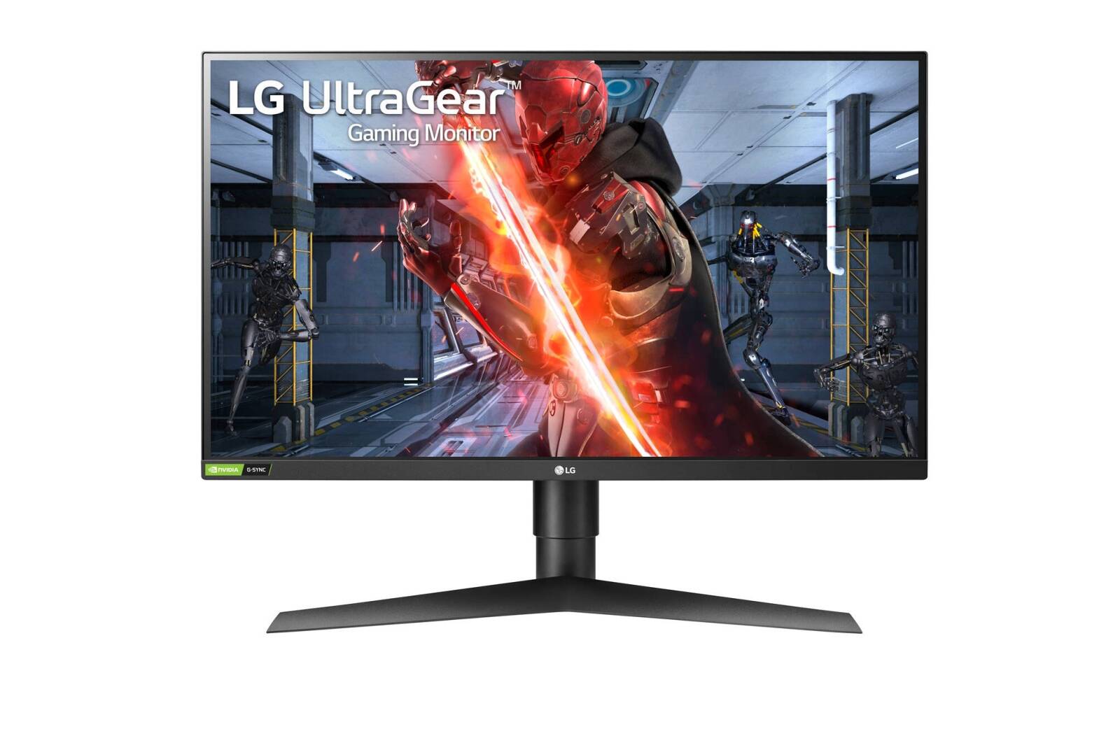 Vue avant de 27&#34; (68 cm) | Moniteur LED IPS 16/9ème | Résolution FHD 1920x1080 LG 27GN750-B
