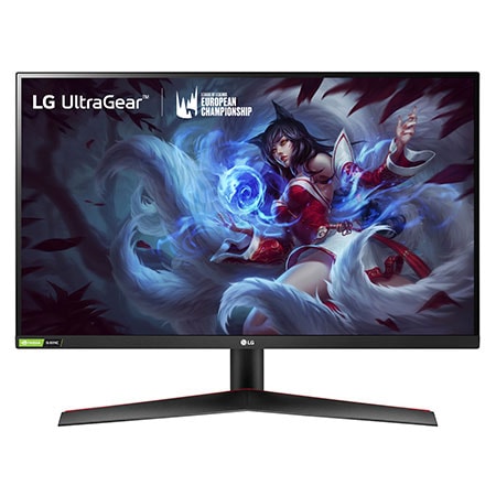 Moniteur LG 27GN800-B de face écran allumé