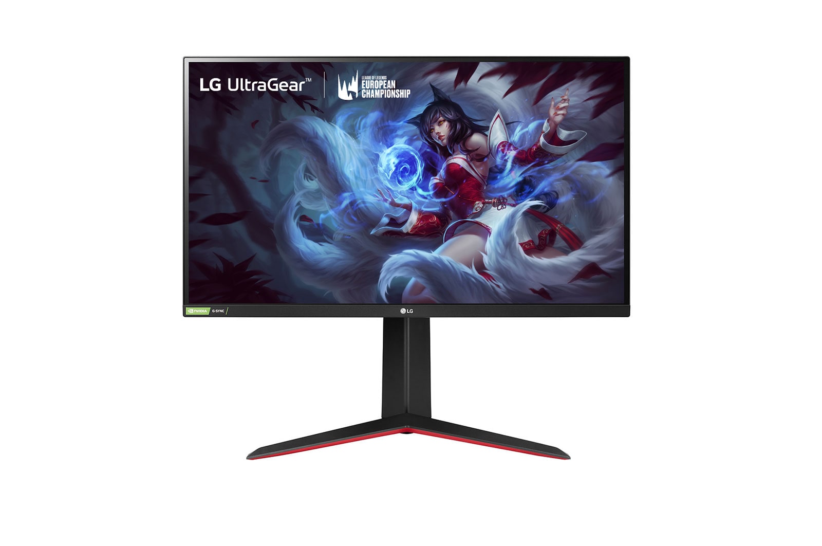 Moniteur 27GN850 de face écran allumé