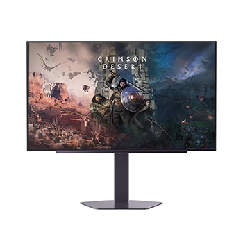 Vue avant de LG UltraGear™ GX7 27 pouces Moniteur pour jeu OLED QHD 240 Hz | 27GX704A | DisplayHDR™ True Black 400, 0.03ms (GtG), panneau à reflet LG 27GX704A-B