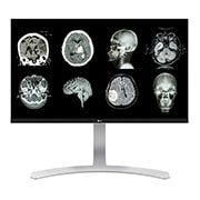 Vue avant de 27&#34; (68 cm) | Écran IPS | Résolution UHD 3840 x 2160 LG 27HJ712C-W